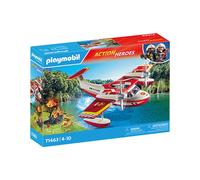 Hydravion avec pompier