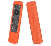 Hydream Coque de protection en silicone, pour télécommande TV Sony RMF-TX920U RMF-TX910U RMF-TX900U, antidérapante et anti-chocs, en silicone, pour télécommande Sony RMF-TX810U RMF-TX800U, orange