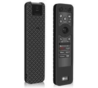 Hydream Coque en Silicone Compatible avec Télécommande LG MR25GA, Etui de Protection pour LG Magic Remote 2025, Antidérapante, Anti-Chocs (Noir)