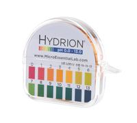 Hydrion PH papier (93) avec distributeur et tableau de couleur - Gamme complète Insta Chek Ph- 0-13