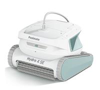 Hydro 4SE - Nettoyeur de piscine robotique - Chemin en forme de S - Nettoyage automatique des murs / ligne de flottaison - Câble de 40 pieds de long - 4 modes de nettoyage - Grand panier filtrant de
