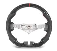 Hydro Dip Carbon Fiber Look Steering Wheel with Advanced ABS Injection Technology and Ergonomic Hand Grips for JK JKU 2011 to 2017 Offering A Comfortable and Driving Experience