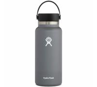 HYDRO FLASK - Gourde Isotherme 946 ml (32 oz) - Bouteille Inox à Isolation Sous Vide - Bouchon Antifuite et Revêtement par Poudre - Ouverture Large - Stone