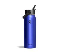 Hydro Flask – Bouteille isotherme légère – Bouchon paille large et flexible – 946 ml – Bleu saphir