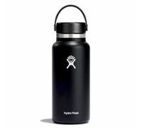 Hydro Flask – Gourde isotherme Wide Flex Cap 946 ml (32 oz) acier inoxydable, étanche, noir