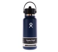 Hydro Flask 32oz Wide Mouth Flex Straw Cap 946ml Bouteille thermos Taille unique Bleu foncé