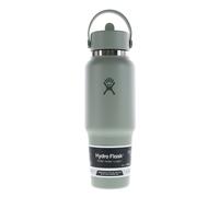 Hydro Flask 32oz Wide Mouth Travel Bottle Flex Straw Cap 946ml Bouteille thermos Taille unique Vert