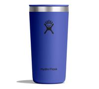 Hydro Flask-All Around Tumbler Press-In Lid 355ml(12oz)-Acier inoxydable isolé-Résistant aux éclaboussures & aux fuites,compatible porte-gobelets-Garde les boissons froides 24h &chaudes 12h-Capri Blue