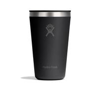Hydro Flask Gobelet All Around 473 ml – inox isolé, froid 24h, chaud 12h, anti-éclaboussures, Noir