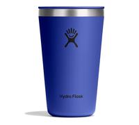 Hydro Flask-All Around Tumbler Press-In Lid 473ml(16oz)-Acier inoxydable isolé-Résistant aux éclaboussures& aux fuites,compatible porte-gobelets-Garde les boissons froides 24h & chaudes 12h-Capri Blue