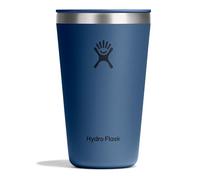 Hydro Flask-All Around Tumbler Press-In Lid 473ml(16oz)-Acier inoxydable isolé-Résistant aux éclaboussures & aux fuites,compatible porte-gobelets-Garde les boissons froides 24h&chaudes 12h-Harbor Blue