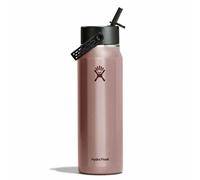 Hydro Flask Gourde 94 cl légère – bouchon Wide Flex Straw – Quartz Rose