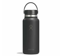 Hydro Flask – Gourde isotherme Wide Flex Cap 946 ml (32 oz) acier inoxydable, étanche, noir