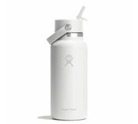 Hydro Flask – Gourde Wide Flex Straw Cap – 946 ml isotherme 24 h, paille étanche – Blanc