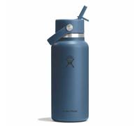 Hydro Flask - Gourde Wide Flex Straw Cap 946 ml - Acier inoxydable, paille étanche - Harbor Blue