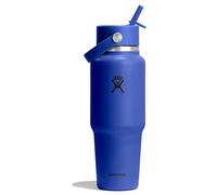 Hydro Flask Hydration Travel Bottle Flex Straw Cap Gourde 945 ml bleu