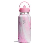 Hydro flask - Gourde isotherme - 32 Oz Wide Flex Straw Cap Jelly Pink en Bois - Rose Rose
