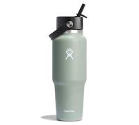 Hydro Flask - Bouteille de voyage avec paille Flex large 946 ml (32 OZ) - Bouteille inox isolée TempShield avec bouchon paille étanche - Sans BPA - Convient à la plupart des porte-gobelets - Agave