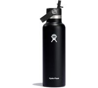 Hydro Flask Flask Standard Mouth Water Bottle 621 Ml (21 Oz) With Flex Straw Cap Noir Taille unique Unisex
