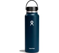 HYDRO FLASK - Gourde Isotherme 1180 ml (40 oz) - Bouteille Inox à Isolation Sous Vide - Bouchon Antifuite et Revêtement par Poudre - Ouverture Large - Indigo