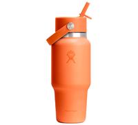 Hydro flask - Gourde isotherme - 24 Oz Wide Flex Straw Travel Bottle Nectar en Bois - Orange Orange