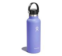 HYDRO FLASK - Gourde Isotherme 532 ml (18 oz) - Bouteille Inox à Isolation Sous Vide - Bouchon Antifuite et Revêtement par Poudre - Sans BPA - Ouverture Standard - Lupine