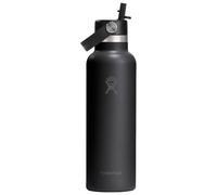 Hydro flask - Gourde isotherme 62 cl - 21 Oz Standard Flex Straw Cap Black en Bois - Noir Noir