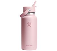 Hydro flask - Gourde isotherme 94 cl - 32 Oz Wide Flex Straw Cap Trillium en Bois - Rose Rose