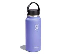 HYDRO FLASK - Gourde Isotherme 946 ml (32 oz) - Bouteille Inox à Isolation Sous Vide - Bouchon Antifuite et Revêtement par Poudre - Sans BPA - Ouverture Large - Lupine