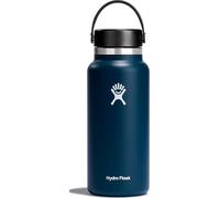 HYDRO FLASK - Gourde Isotherme 946 ml (32 oz) - Bouteille Inox à Isolation Sous Vide - Bouchon Antifuite et Revêtement par Poudre - Ouverture Large - Indigo