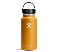 Hydro Flask - Gourde Isotherme 946 ml (32 oz) Bouteille Inox à Isolation Sous Vide - Bouchon Antifuite et Revêtement par Poudre - Ouverture Large - Fossil
