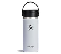 Hydro Flask Gourde isotherme Wide Mouth - bouchon Flex Sip - 473 ml - Blanc