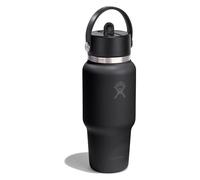 Hydro Flask Hydration Travel Bottle Flex Straw Cap Gourde 710 ml noir