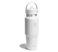 Hydro Flask Hydration Travel Bottle Flex Straw Cap Gourde 945 ml blanc