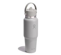Hydro Flask Hydration Travel Bottle Flex Straw Cap Gourde 945 ml gris
