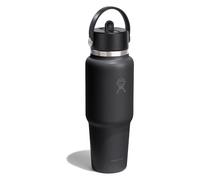 Hydro Flask Hydration Travel Bottle Flex Straw Cap Gourde 945 ml noir