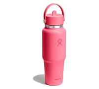 Hydro Flask Hydration Travel Bottle Flex Straw Cap Gourde 945 ml rose