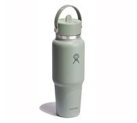 Bouteille isotherme Hydro Flask Wide Flex Straw Travel Bottle 32 Oz Couleur: vert / gris