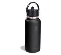 Hydro Flask Gourde isotherme Wide Flex Straw Cap 94 cl (32 oz) acier inoxydable Noir