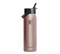 Hydro Flask Gourde 94 cl légère – bouchon Wide Flex Straw – Quartz Rose