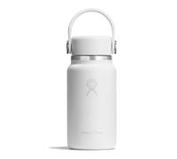 Hydro Flask - Micro Hydro 200 ml (6.7 oz) - Mini-flasque étanche et isolée avec sangle à clip - Garde chaud ou froid jusqu’à 7 h - Compacte & durable - White