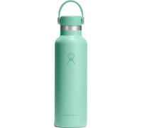 Hydro Flask - Standard Flex Cap 621 ml (21 oz) Bottle | Acier inoxydable, anti-fuite, compatible avec porte-gobelets - froid 24 heures, chaud 12 heures. Vert sirène
