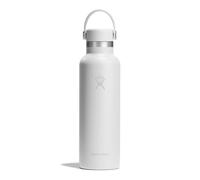 Hydro Flask - Standard Flex Cap 621 ml (21 oz) Bouteille - Acier inoxydable, étanche, compatible porte-gobelets - Isolation 24 h froid & 12 h chaud - White