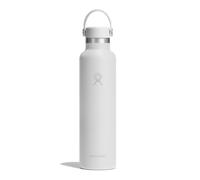 Hydro Flask - Standard Flex Cap 710 ml (24 oz) Bouteille - Acier inoxydable, étanche, compatible porte-gobelets - Isolation 24 h froid & 12 h chaud - White