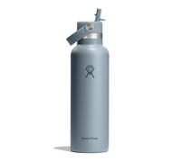 Hydro Flask - Standard Flex Straw Cap 621 ml (21 oz) Bottle | Acier inoxydable, anti-fuite, compatible avec porte-gobelets - froid 24 heures. Isotherme - Shale Gray