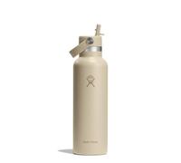 Hydro Flask - Standard Flex Straw Cap 621 ml (21 oz) Bottle - Acier Inoxydable, Étanche, Compatible Porte-Gobelet - Isotherme Froid 24 h - Oat