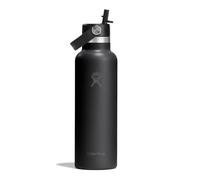 Hydro Flask - Gourde isotherme Standard Flex Straw Cap 62 cl - Acier inoxydable, Noir