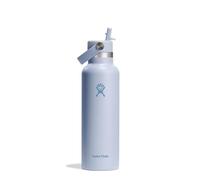 Hydro Flask - Standard Mouth Gourde Isotherme 621 ml (21 oz) avec Bouchon Antifuite et Paille Intégrée - Bouteille Inox à Isolation sous vide - Surf