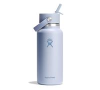Hydro Flask - Standard Mouth Gourde Isotherme 946 ml (32 oz) avec Bouchon Antifuite et Paille Intégrée - Bouteille Inox à Isolation sous vide - Surf