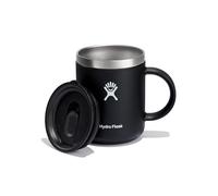 HYDRO FLASK - Tasse Isotherme Café de Voyage 354 ml (12 oz) - Gobelet Isotherme en Acier Inoxydable - Poignée et Couvercle à Pression - Noir
